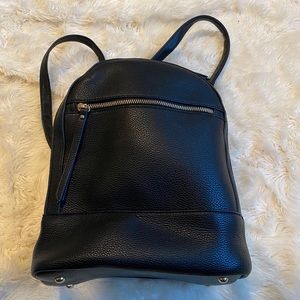 Black La Terre backpack purse